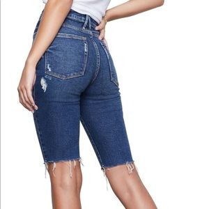 Good American High waisted Bermuda shorts